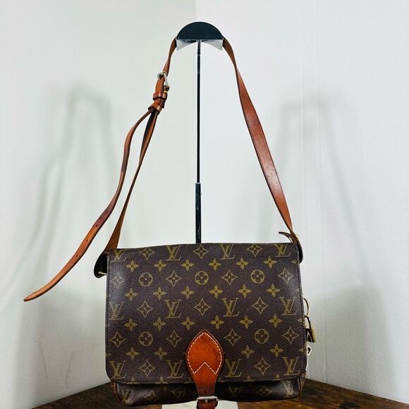 Louis Vuitton Vintage Monogram Cartouchiere GM Shoulder Bag - Picture 1 of 16